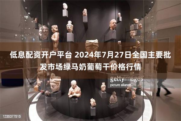 低息配资开户平台 2024年7月27日全国主要批发市场绿马奶葡萄干价格行情