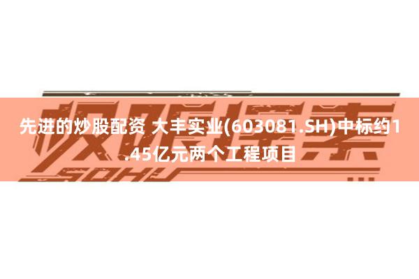 先进的炒股配资 大丰实业(603081.SH)中标约1.45亿元两个工程项目