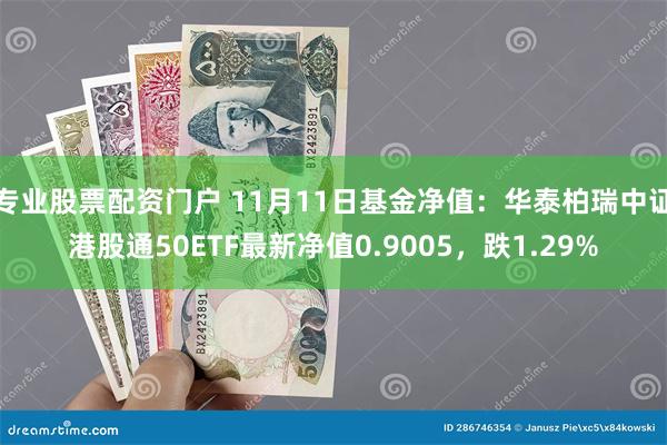 专业股票配资门户 11月11日基金净值：华泰柏瑞中证港股通50ETF最新净值0.9005，跌1.29%