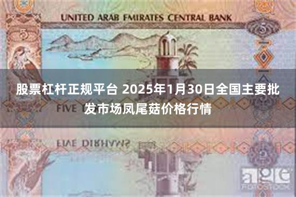 股票杠杆正规平台 2025年1月30日全国主要批发市场凤尾菇价格行情