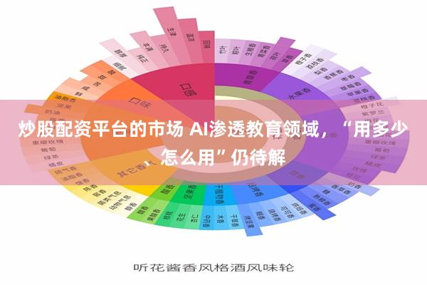 炒股配资平台的市场 AI渗透教育领域，“用多少、怎么用”仍待解